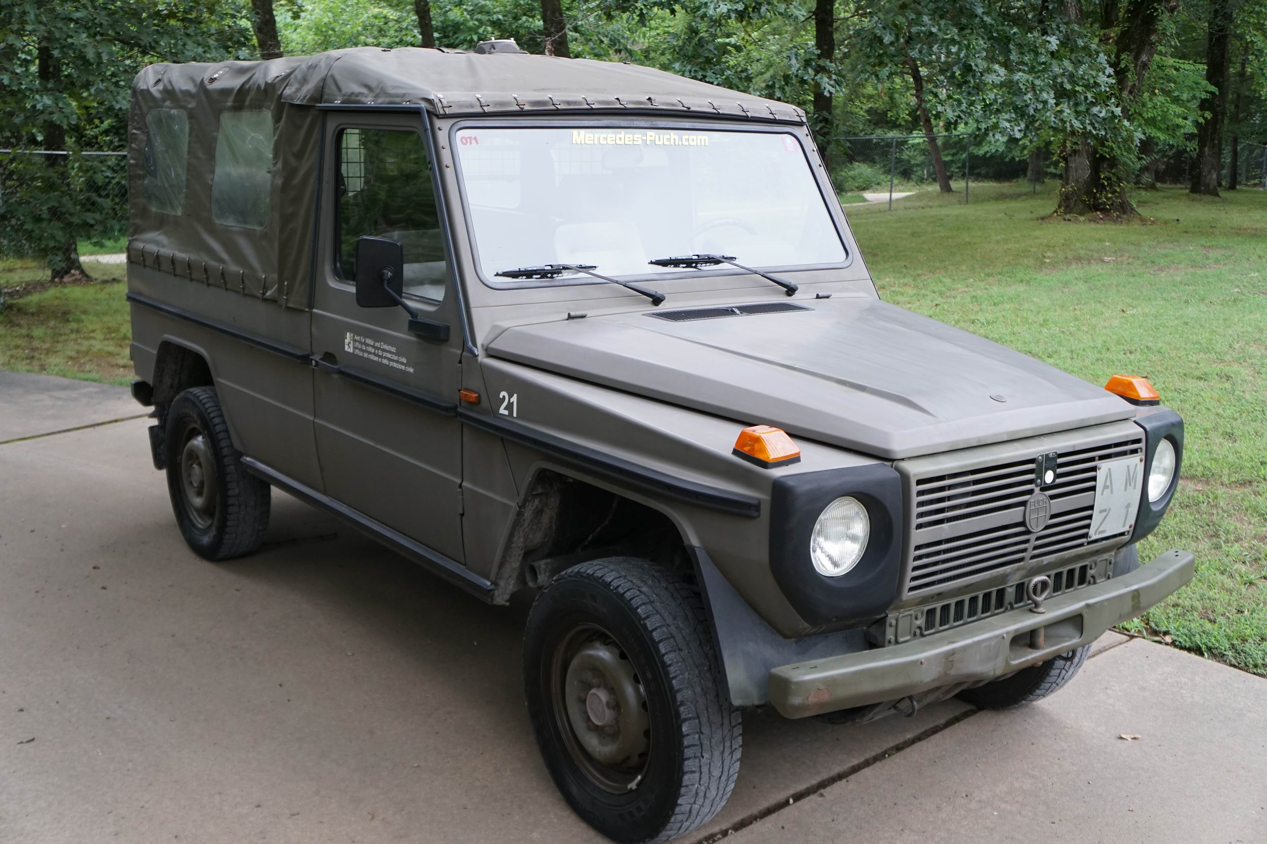 Original Schweizer Armee G Wagen. 
2.3L 4 Zyl Benzin ...