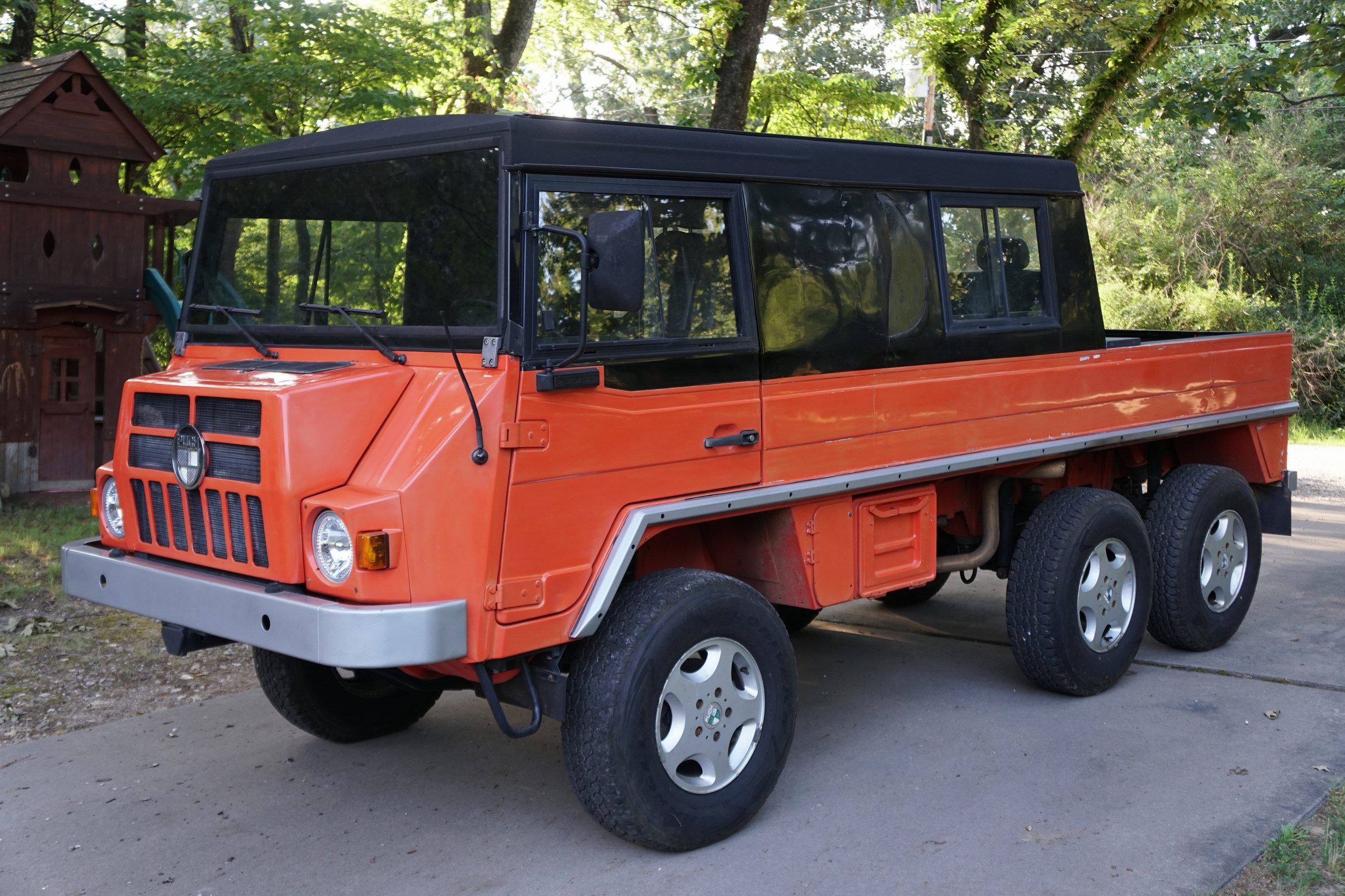 Seltener Pinzgauer 718 6x6 Custom 3 Door Crew Cab  
 ..