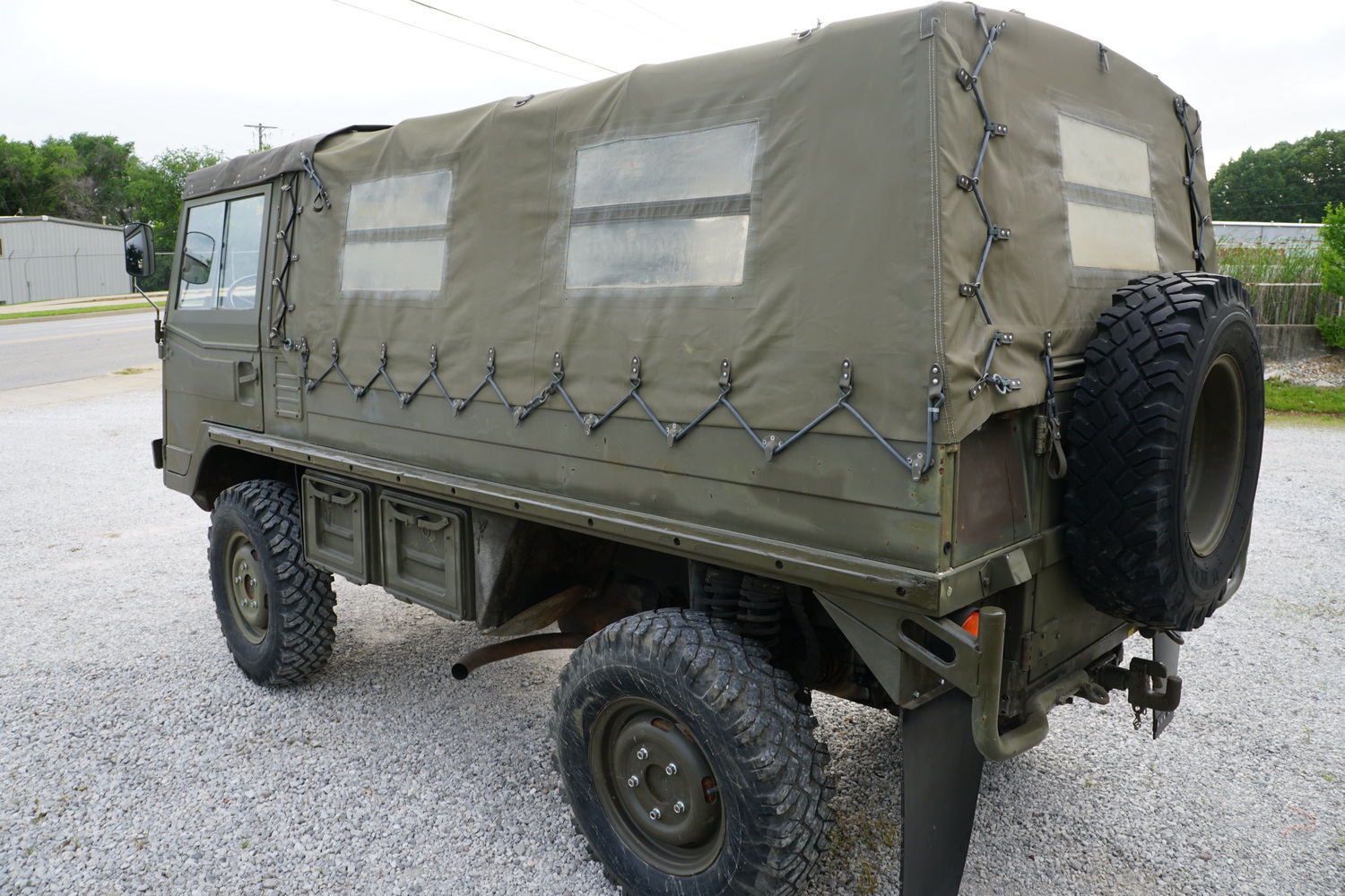 Original Swiss Army Troop Carrier with rear Seats. ..