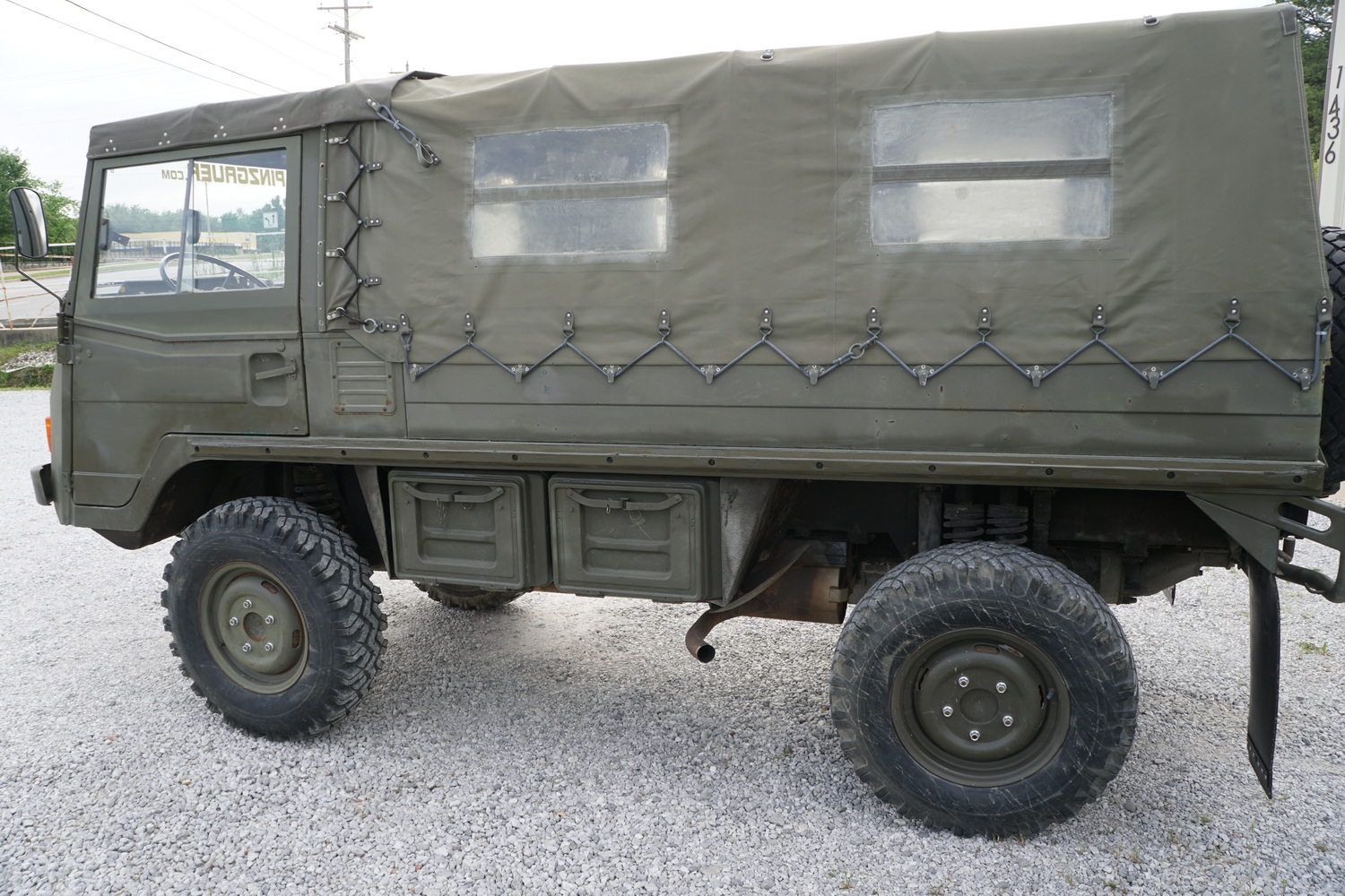 Original Swiss Army Troop Carrier with rear Seats. ..