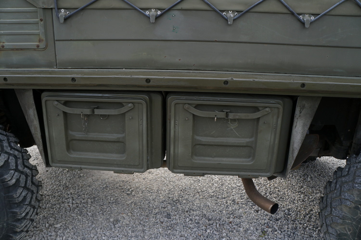 Original Swiss Army Troop Carrier with rear Seats. ..