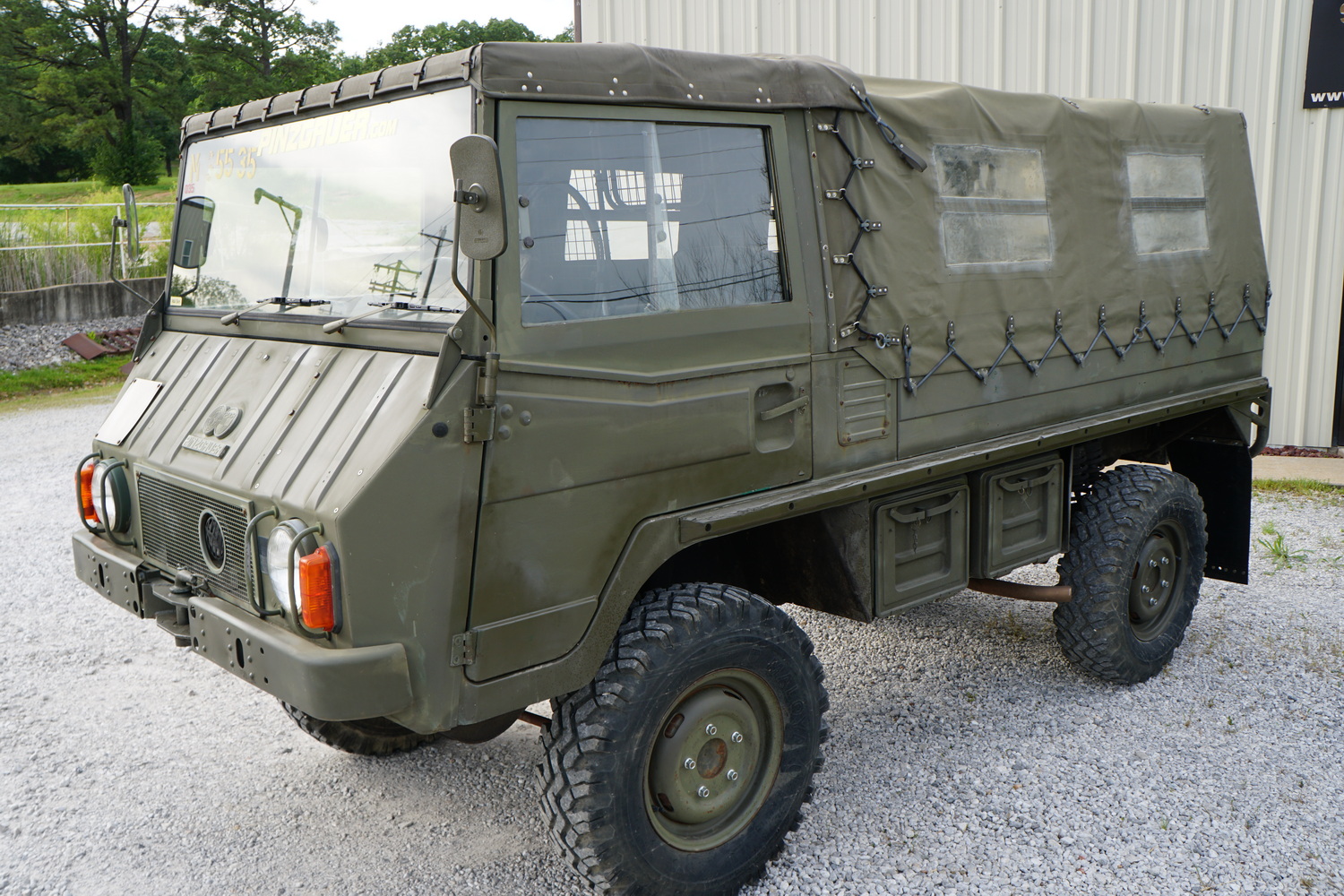 Original Swiss Army Troop Carrier with rear Seats. ..