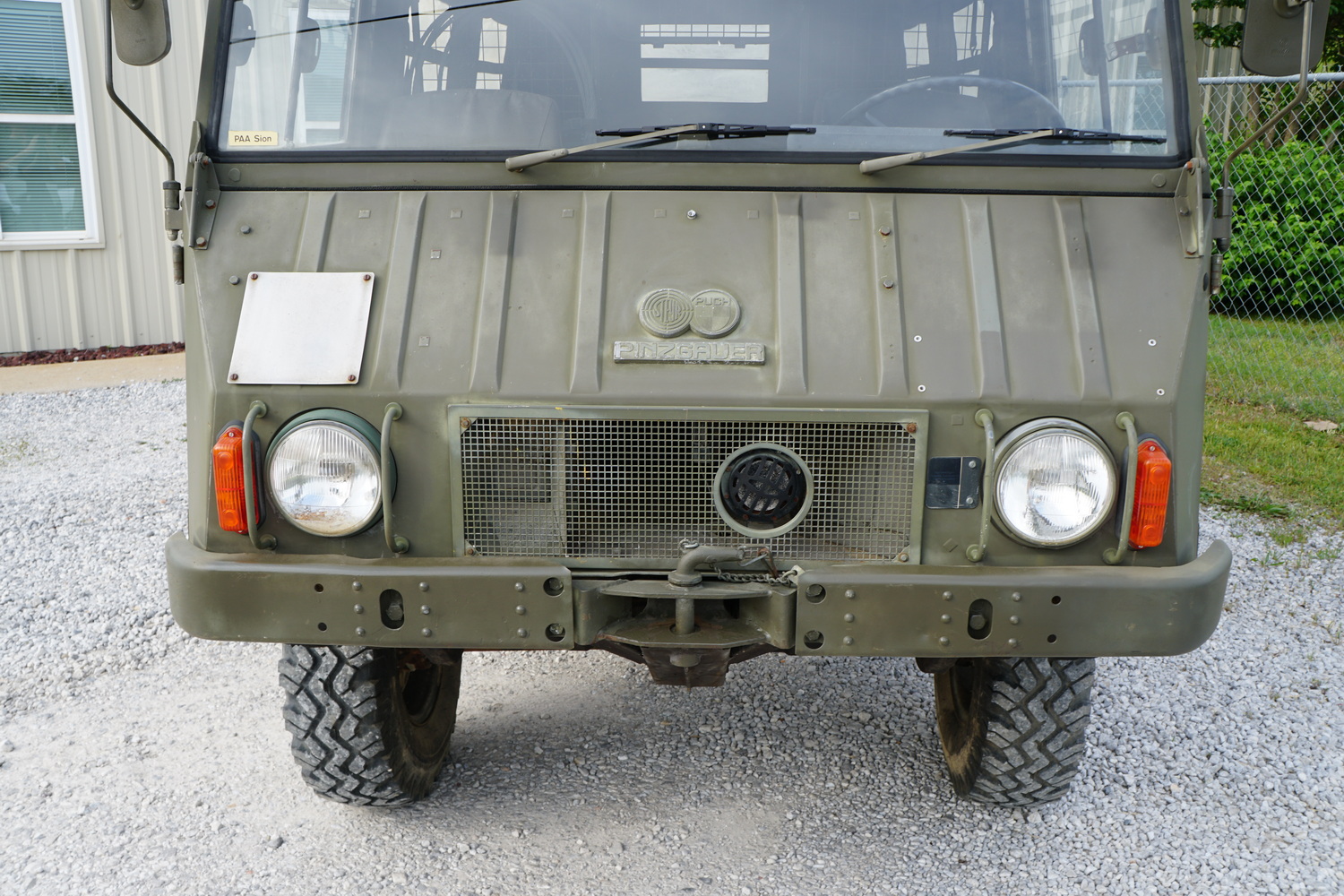 Original Swiss Army Troop Carrier with rear Seats. ..