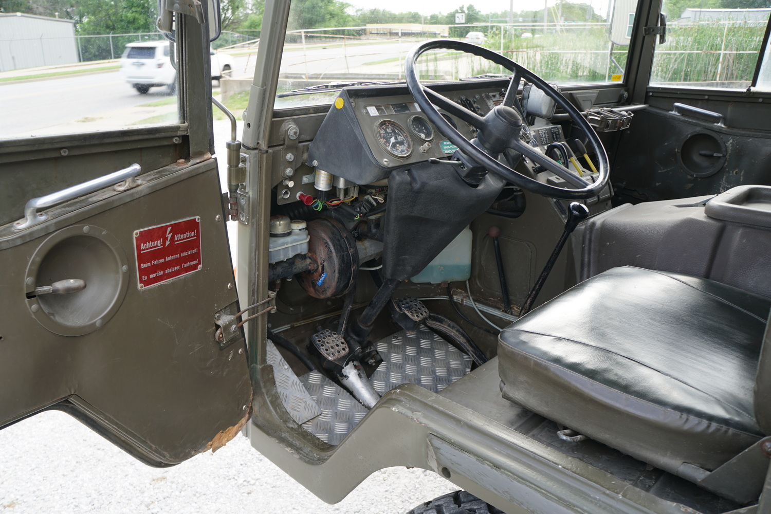 Original Swiss Army Troop Carrier with rear Seats. ..