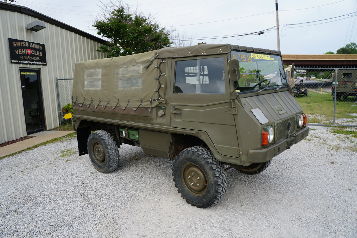 Original Swiss Army Troop Carrier with rear Seats. ..