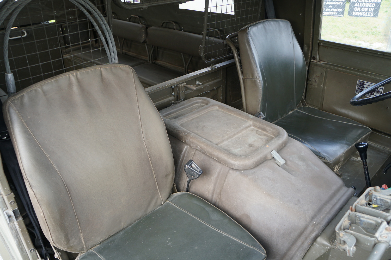 Original Swiss Army Troop Carrier with rear Seats. ..