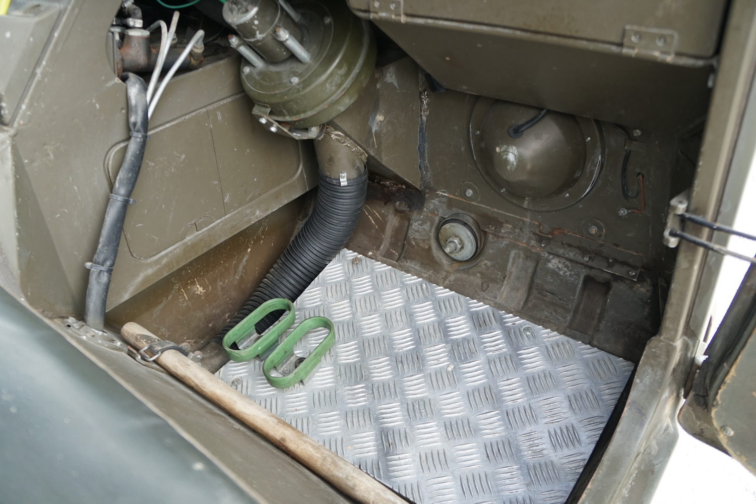 Original Swiss Army Troop Carrier with rear Seats. ..