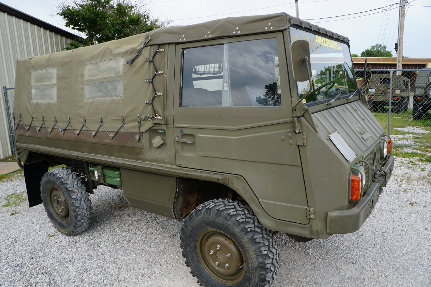 Original Swiss Army Troop Carrier with rear Seats. ..