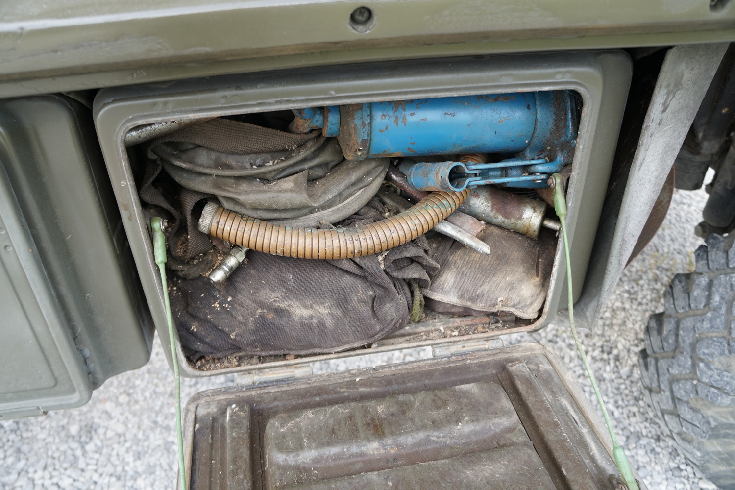 Original Swiss Army Troop Carrier with rear Seats. ..
