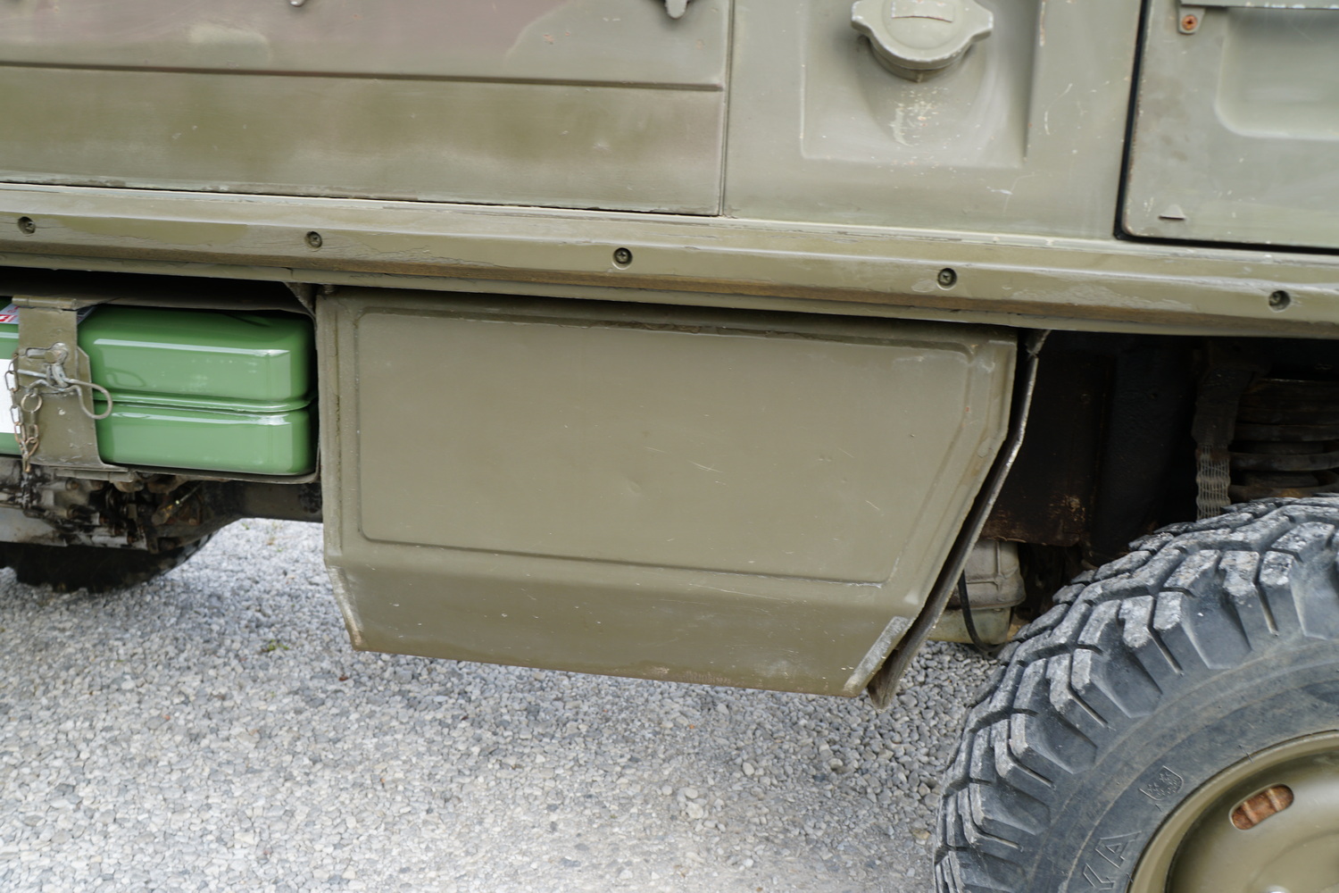 Original Swiss Army Troop Carrier with rear Seats. ..