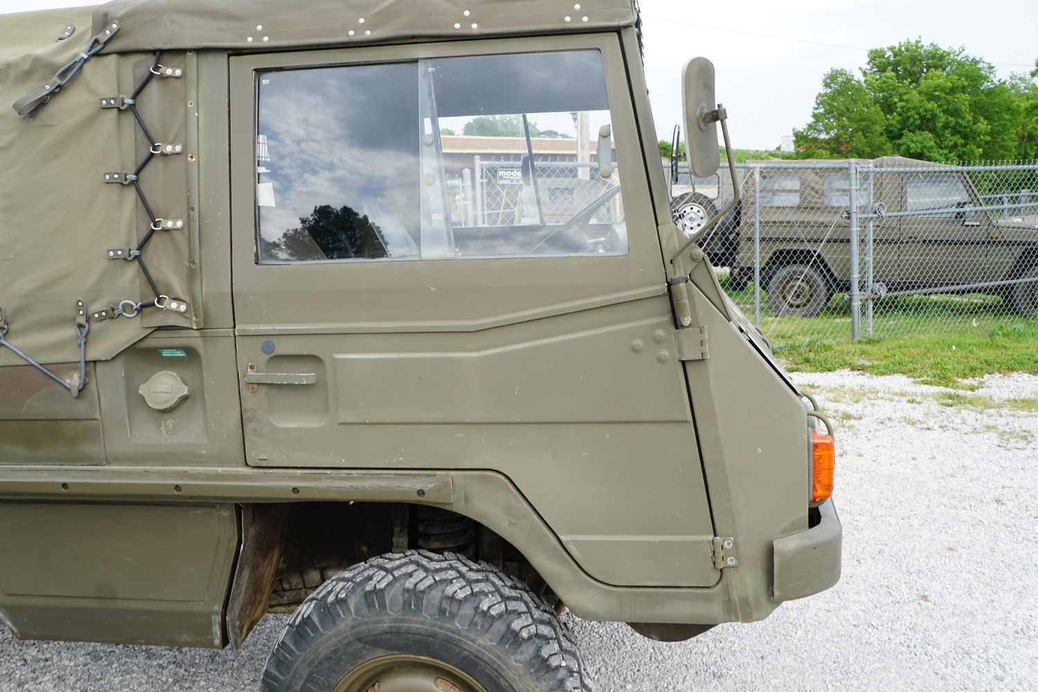 Original Swiss Army Troop Carrier with rear Seats. ..