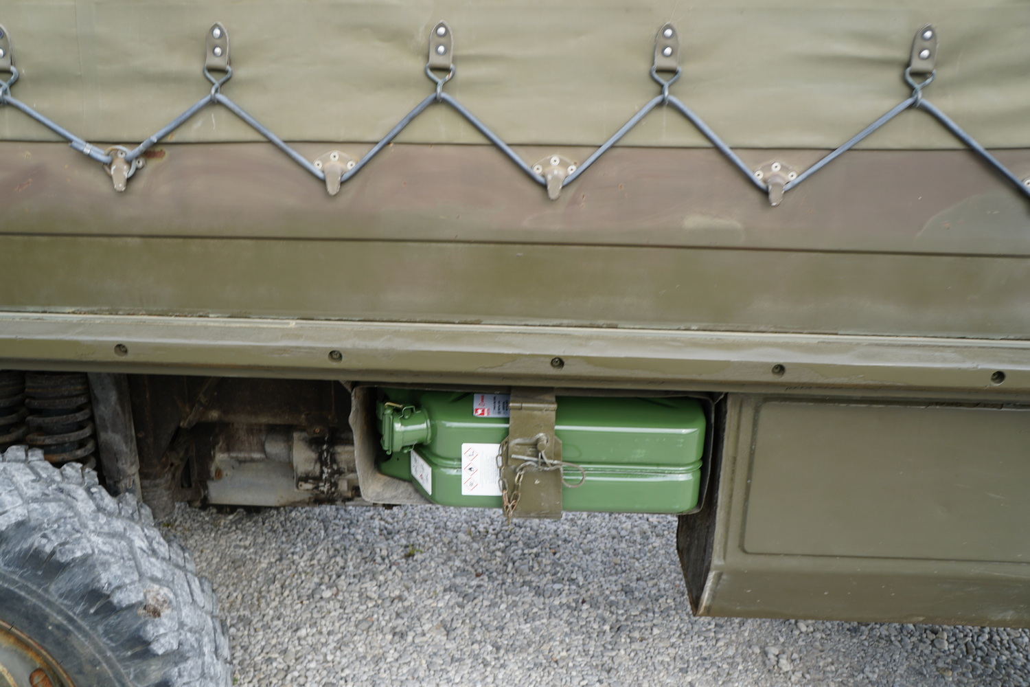 Original Swiss Army Troop Carrier with rear Seats. ..