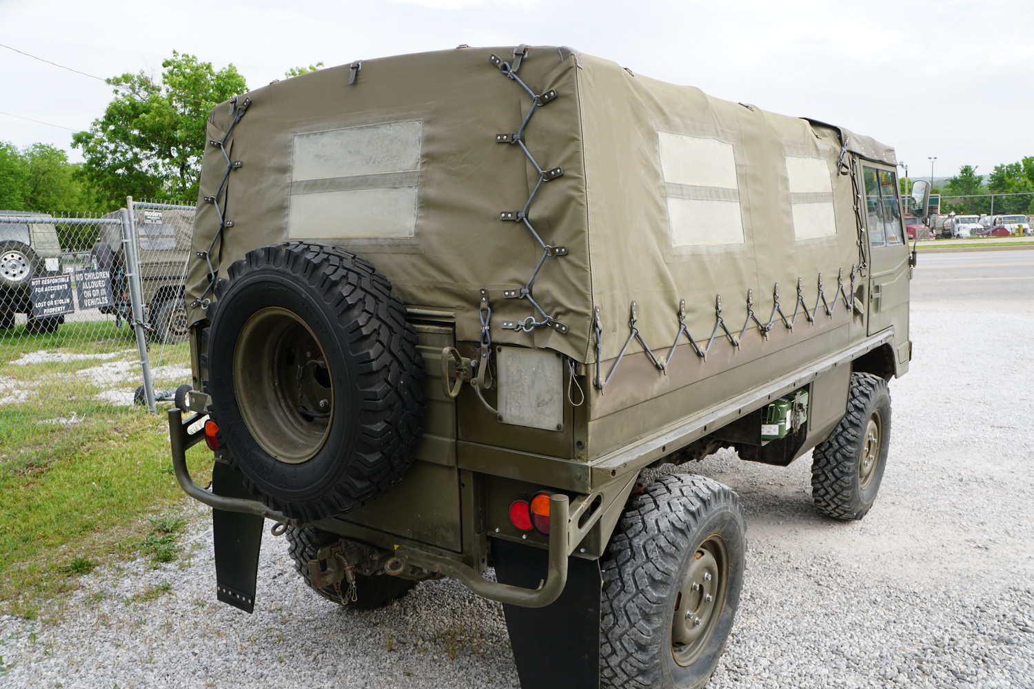 Original Swiss Army Troop Carrier with rear Seats. ..