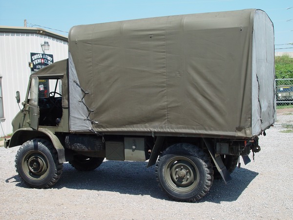 Unimog Außendienstgerät, großer Luftkompressor, 4 O ...